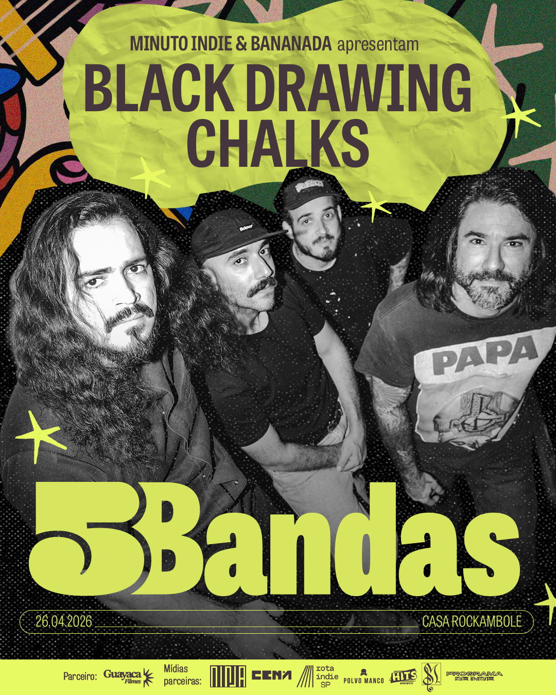Black Drawing Chalks