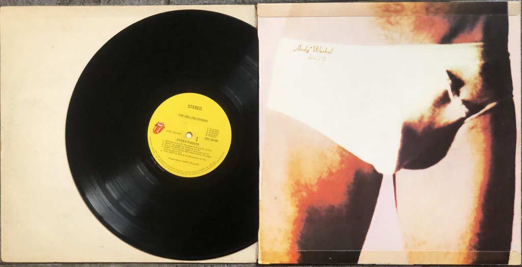 Parte interna de Sticky Fingers