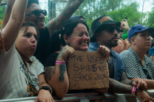 Fã durante show do The Used no I Wanna Be Tour Rio de Janeiro