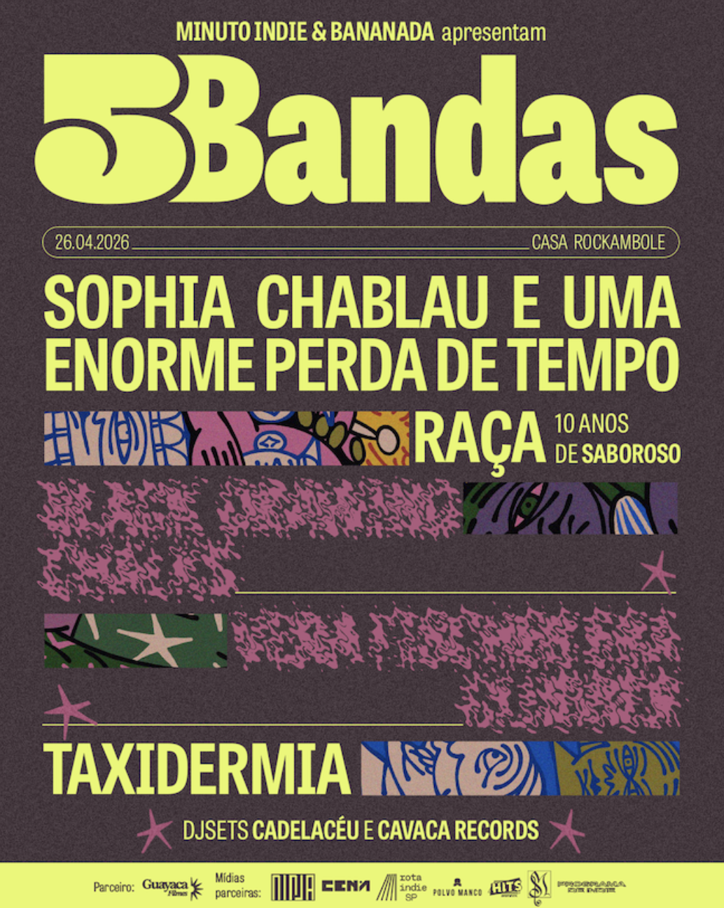 SAIU! 5 Bandas x Bananada anuncia primeiros nomes de edição especial em São Paulo